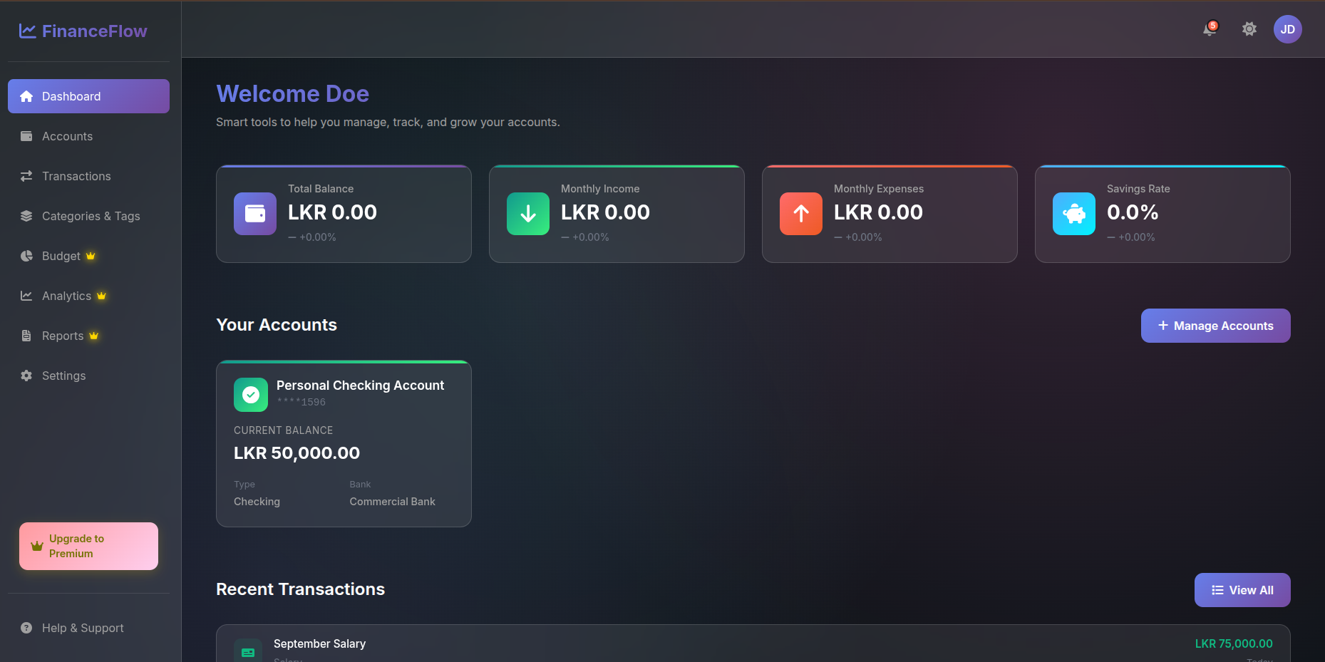 Finance Manager Screenshot 5