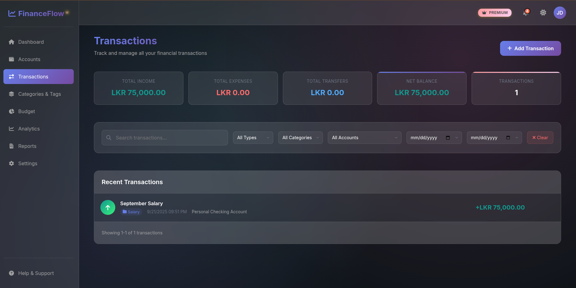 Finance Manager Screenshot 8