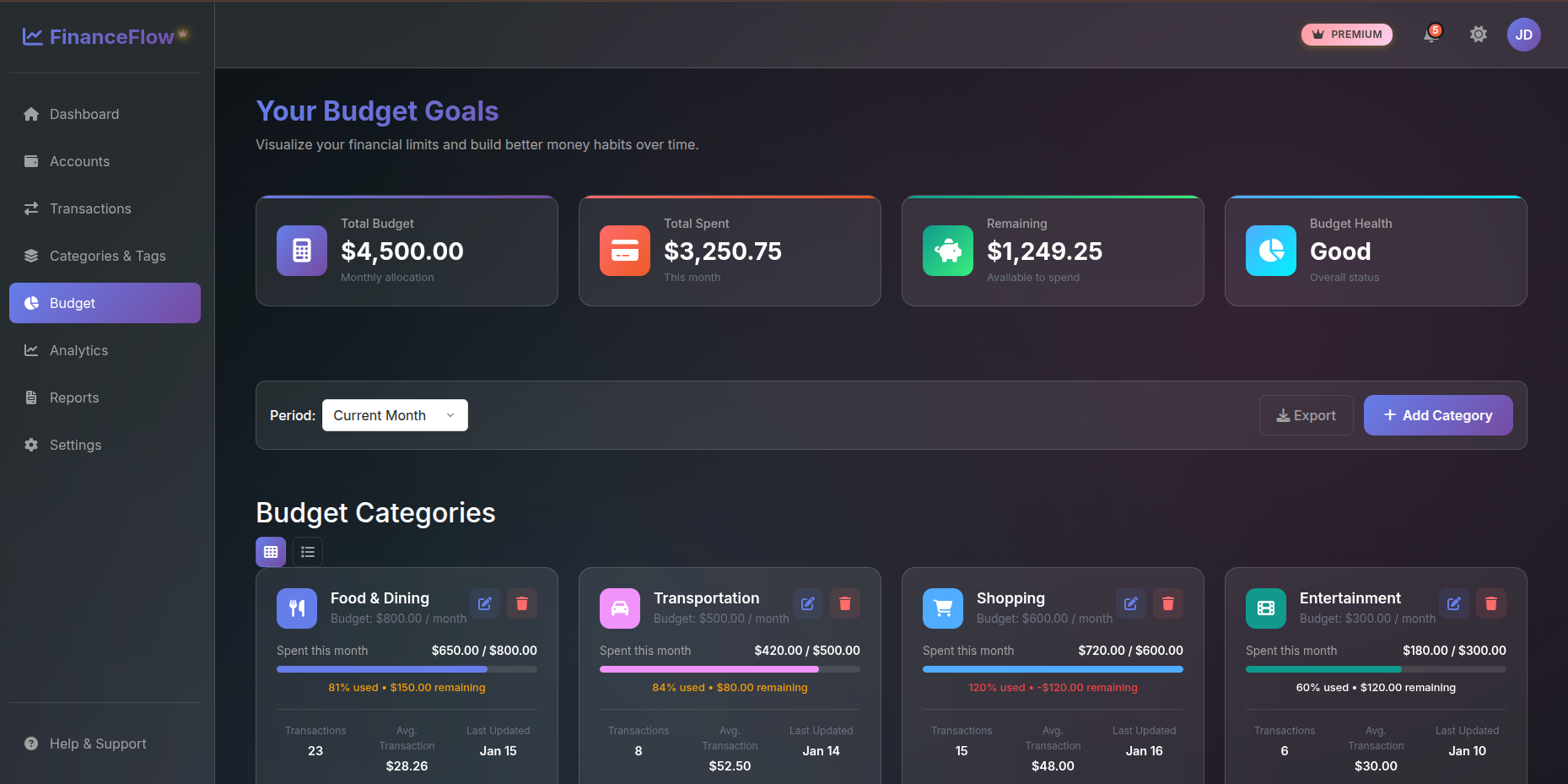 Finance Manager Screenshot 9