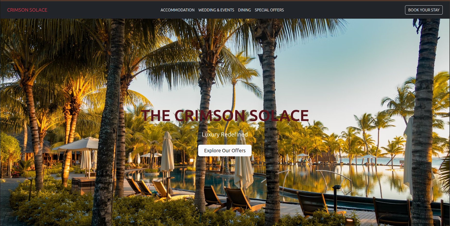 Hotel Site Screenshot 1
