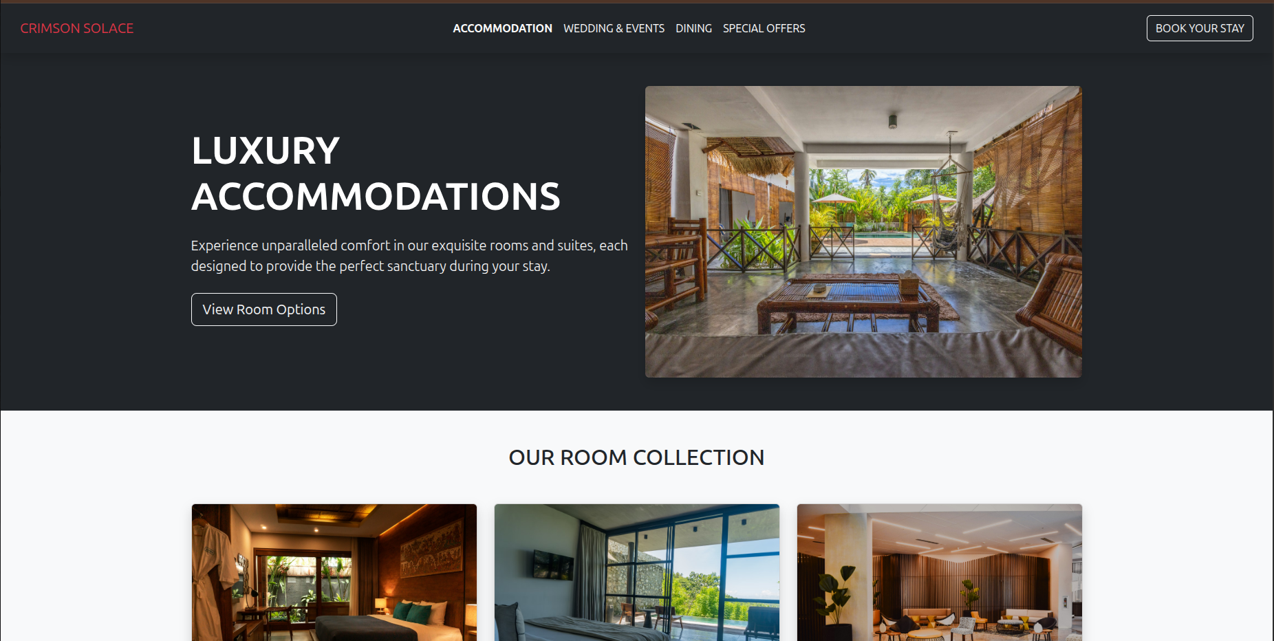 Hotel Site Screenshot 2