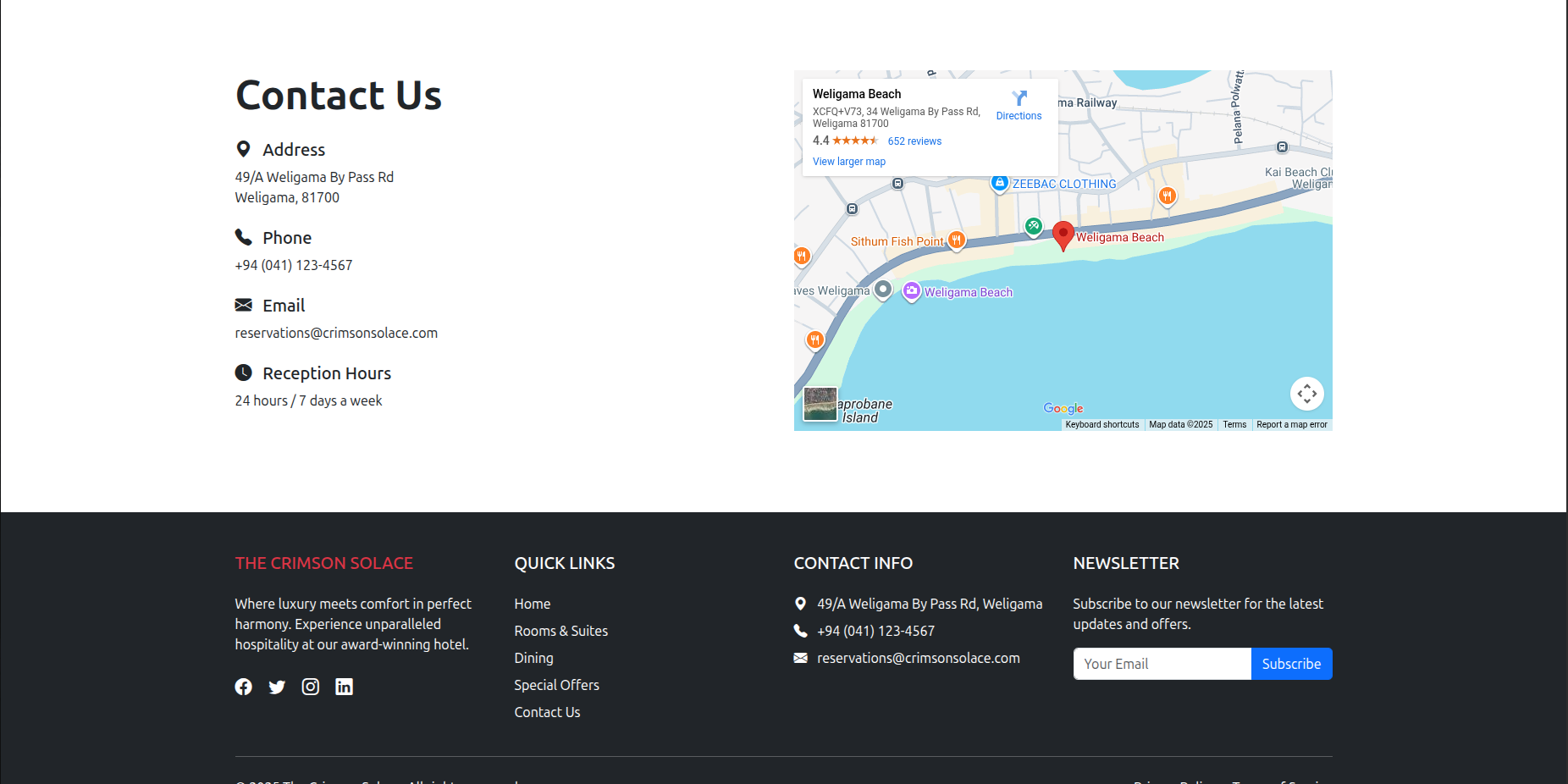 Hotel Site Screenshot 4