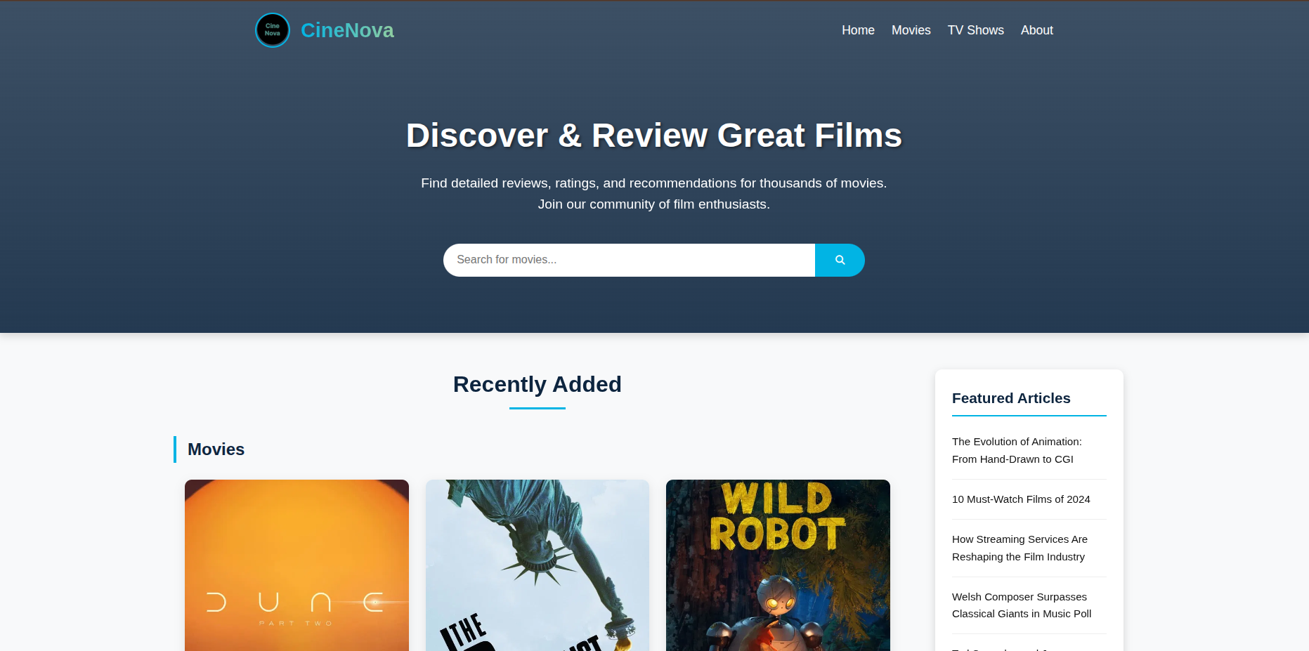 Movie Site Screenshots 1